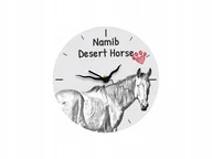 Przyborniki na biurko - Koń Namib Desert Horse Stojący zegar z grafiką MDF - miniaturka - grafika 1