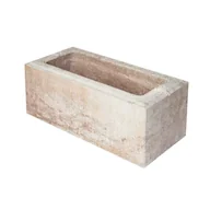 Akcesoria do ogrodzeń - Bloczek słupkowy 40.3x20x15.5 cm Kimo betonowy brązowy Joniec 5901874928825 - miniaturka - grafika 1