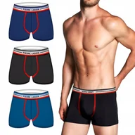 Majtki męskie - BOKSERKI MĘSKIE 3-PAK PIERRE CARDIN PCM127 - M - miniaturka - grafika 1
