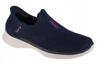 Buty sportowe damskie - Damskie sneakers Skechers Go Walk 124569-NVY r.38 - miniaturka - grafika 1
