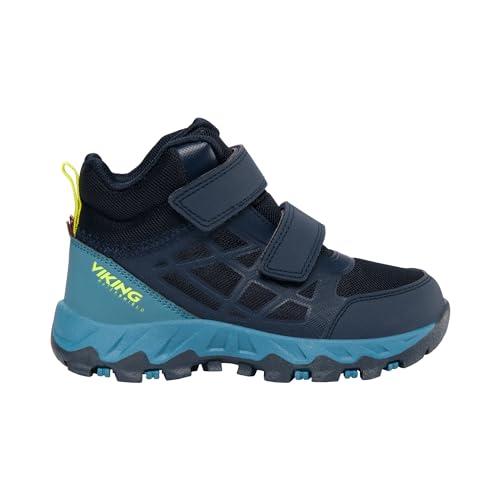 Viking Track Mid WP 2v, Unisex buty do chodzenia, Navy Demin, 29 EU