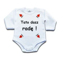 Body dla niemowląt - Tato dasz radę - body niemowlęce - 80 dł - miniaturka - grafika 1
