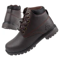 Buty trekkingowe męskie - ﻿Trapery Męskie Kappa Logo Tennesee 2 Botki Sztyblety Skórzane 44 - miniaturka - grafika 1