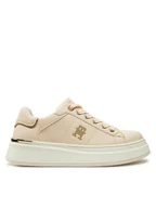 Buty dla dziewczynek - Tommy Hilfiger Sneakersy Low Cut Lace-Up Sneaker T3A9-33749-1355 S Różowy - miniaturka - grafika 1