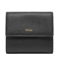 Portfele - Mały Portfel Damski Furla Goccia M Compact WP00469 BX3036 KH O6000 Czarny - miniaturka - grafika 1