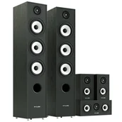 Głośniki i kolumny - Pylon Audio Pearl 27 system 5.0 – Zestaw kolumn kina domowego Czarny Jesion - miniaturka - grafika 1