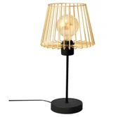 Lampy stojące - Lampa stołowa TORRI 1xE27/15W/230V złota/czarna - miniaturka - grafika 1