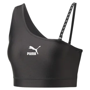 Damski Stanik sportowy PUMA DARE TO CROP TOP 53831201 – Czarny - Biustonosze - miniaturka - grafika 1