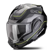 Kaski motocyklowe - Kask Szczękowy Scorpion EXO-TECH EVO PRO Commuta Czarny/ŻółtyM - miniaturka - grafika 1