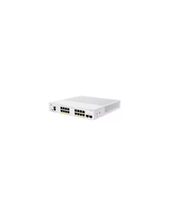 Cisco switch CBS250-16P-2G, 16xGbE RJ45, 2xSFP, fanless, PoE+, 120W (CBS25016P2GEURF) - Switche - miniaturka - grafika 1