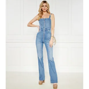 GUESS Kombinezon MARIPOSA | Regular Fit | denim - Kombinezony - miniaturka - grafika 1