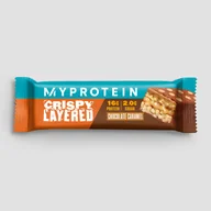 Odżywki białkowe - Myprotein Crispy Layered Bar - Czekolada i karmel - miniaturka - grafika 1