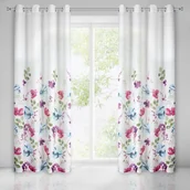 Zasłony - Zasłona Eurofirany Lira 140 x 250 Przelot Bordowy - miniaturka - grafika 1