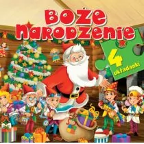 Olesiejuk Sp. z o.o. Anna Wiśniewska Boże Narodzenie. 4 układanki - Baśnie, bajki, legendy - miniaturka - grafika 1