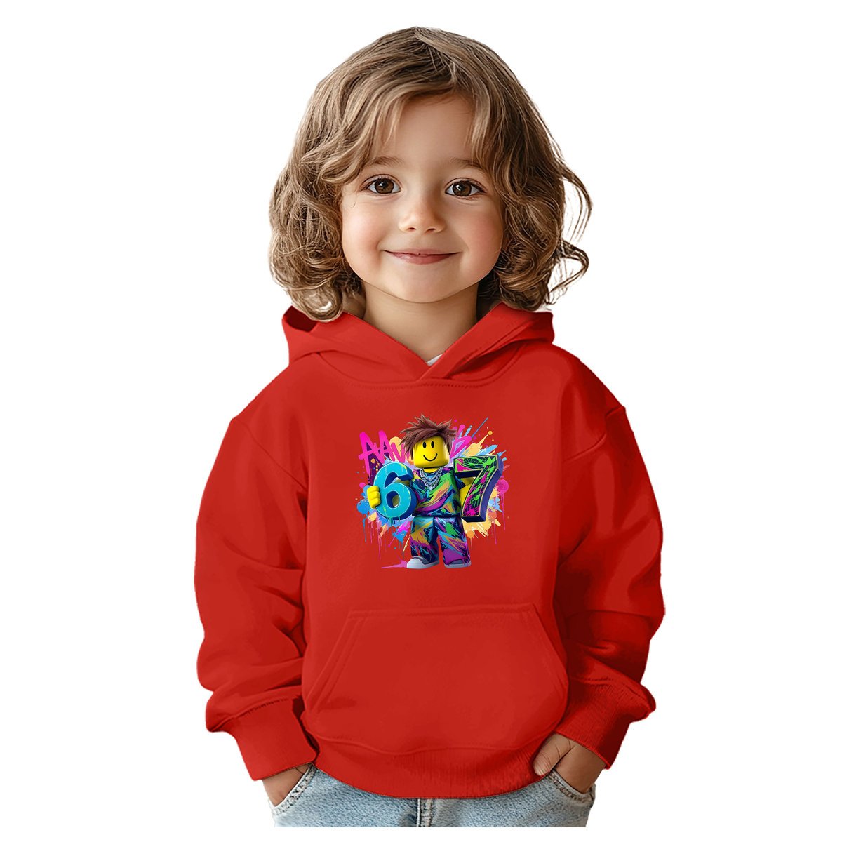 BLUZA DZIECIĘCA 67 SIX SEVEN VIRAL ROBLOX 104 CHŁOPIĘCA DZIEWCZĘCA