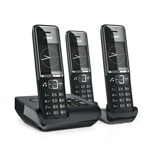 Gigaset COMFORT 550A Telefon analogowy Nazwa i identyfikacja dzwoniącego Czarny - Telefony stacjonarne - miniaturka - grafika 1