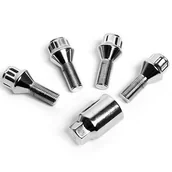 Akcesoria motoryzacyjne - inny Śruby zabezpieczające do felg kół 12x1,25x25 stożek R25-0501 - miniaturka - grafika 1