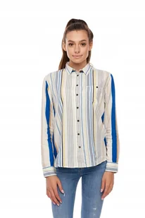 LEE ONE POCKET SHIRT ECRU L46KVJLO S - Koszule damskie - miniaturka - grafika 1