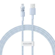 Kable USB - Kabel Baseus Gem 2.4A 1m (niebieski) - miniaturka - grafika 1