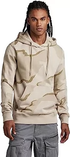 Bluzy męskie - G-STAR RAW Męska bluza z kapturem, wielokolorowa (dk Brick Desert camo D325-D935), L, Wielokolorowy (Dk Brick Desert Camo D325-d935), L - grafika 1