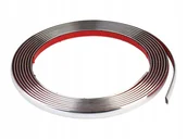 Akcesoria tuningowe - Elastyczna samoprzylepna listwa listwy taśma ozdobna chrom 17mm, 5m - miniaturka - grafika 1