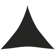 Parasole ogrodowe - vidaXL Żagiel przeciwsłoneczny, 160 g/m, czarny, 4,5x4,5x4,5m, HDPE 311755 - miniaturka - grafika 1