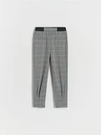 Spodnie i spodenki dla dziewczynek - Reserved - Spodnie w kratę - wielobarwny - miniaturka - grafika 1