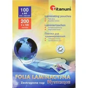 Folie do laminatora - Titanum Folia do laminacji A4 100 MIC 216x303 - miniaturka - grafika 1