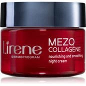 Kremy do twarzy - Lirene Mezo Collagène krem wygładzający na noc o działaniu regenerującym 50 ml - miniaturka - grafika 1