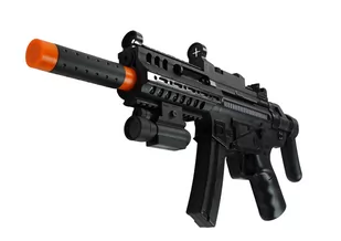 Duży Pistolet Karabin Maszynowy na baterie Światło Dźwięk Wibracje - Zabawki militarne - miniaturka - grafika 2