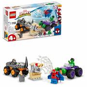 Klocki - LEGO Marvel Super Heroes 10782 Hulk vs. Rhino Truck Showdown 10782 - miniaturka - grafika 1