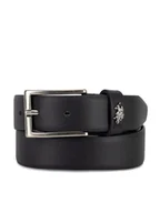 Paski - U.S. Polo Assn. Pasek AIUXT2375MHN Czarny - miniaturka - grafika 1