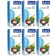 Soki i napoje niegazowane - Kara Mleczko kokosowe 16-19% Uht Zestaw 6 x 1 l - Żywność - miniaturka - grafika 1