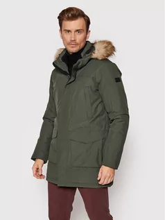 Kurtki męskie - CMP Parka 31K2997 Zielony Regular Fit - grafika 1