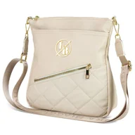 Torebki damskie - Laura Biaggi Torebka Damska Listonoszka Pikowana Długi Pasek Na Ramię - miniaturka - grafika 1