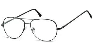 Aviator zerowki Okulary Oprawki metalowe korekcyjne 790 - Okulary korekcyjne, oprawki, szkła - miniaturka - grafika 1