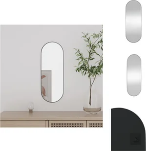 vidaXL Lustro ścienne 15x40 cm szklane owalne - Lustro - Lustra - miniaturka - grafika 1