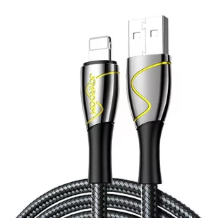 Joyroom Kabel USB do Lightning S-1230K6 2.4A 1.2m (czarny) - Kable USB - miniaturka - grafika 1