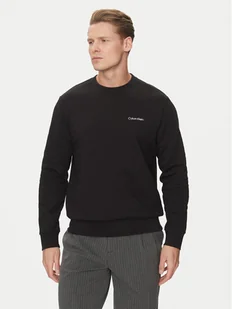Calvin Klein Bluza Linear Box Logo K10K114259 Czarny Regular Fit - Bluzy męskie - miniaturka - grafika 1