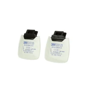 3M SECURE CLICK FILTR PRZECIWPYŁOWY P2 R D3125, 80 SZT./KARTON - Akcesoria BHP - miniaturka - grafika 1