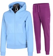 Spodnie sportowe damskie - 4F DAMSKI DRES BAWEĹNA KOMPLET BLUZA SPODNIE / rozm S - miniaturka - grafika 1