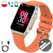 Smartwatch - Rubicon Mini Pomarańczowy - miniaturka - grafika 1