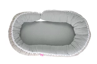 Motherhood Motherhood, Gniazdo niemowlęce, Kojec Junior, 2w1, Różowe Kwadraty - Kokony niemowlęce - miniaturka - grafika 1