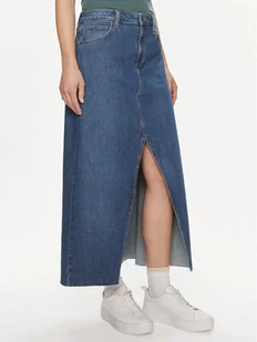 Lee Spódnica jeansowa 112349007 Niebieski Loose Fit - Spódnice - miniaturka - grafika 1