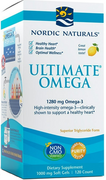 Przeziębienie i grypa - Nordic Naturals Ultimate Omega 1280 mg Lemon Flavor 120 Kapsułek - miniaturka - grafika 1