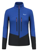 Kurtki damskie - Salewa Kurtka polarowa "Ortles" w kolorze niebiesko-czarnym - miniaturka - grafika 1