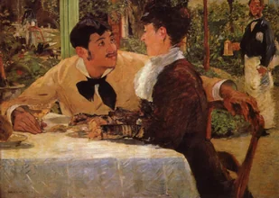 Plakat Édouard Manet Chez le Père Lathuille - Plakaty Plakat Édouard Manet Chez le Père Lathuille - Plakaty - miniaturka - grafika 1