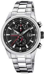 Zegarek Zegarek Festina F20694-6 Timeless Chronograph - Zegarki męskie - miniaturka - grafika 1