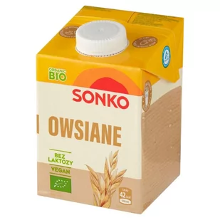 Sonko Bio Napój owsiany 500 ml - Napoje roślinne - miniaturka - grafika 1
