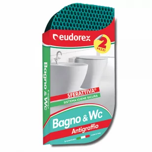 Eudorex Bagno WC - Gąbka do czyszczenia Łazienki (2 szt.) - Ściereczki, gąbki, czyściki - miniaturka - grafika 1